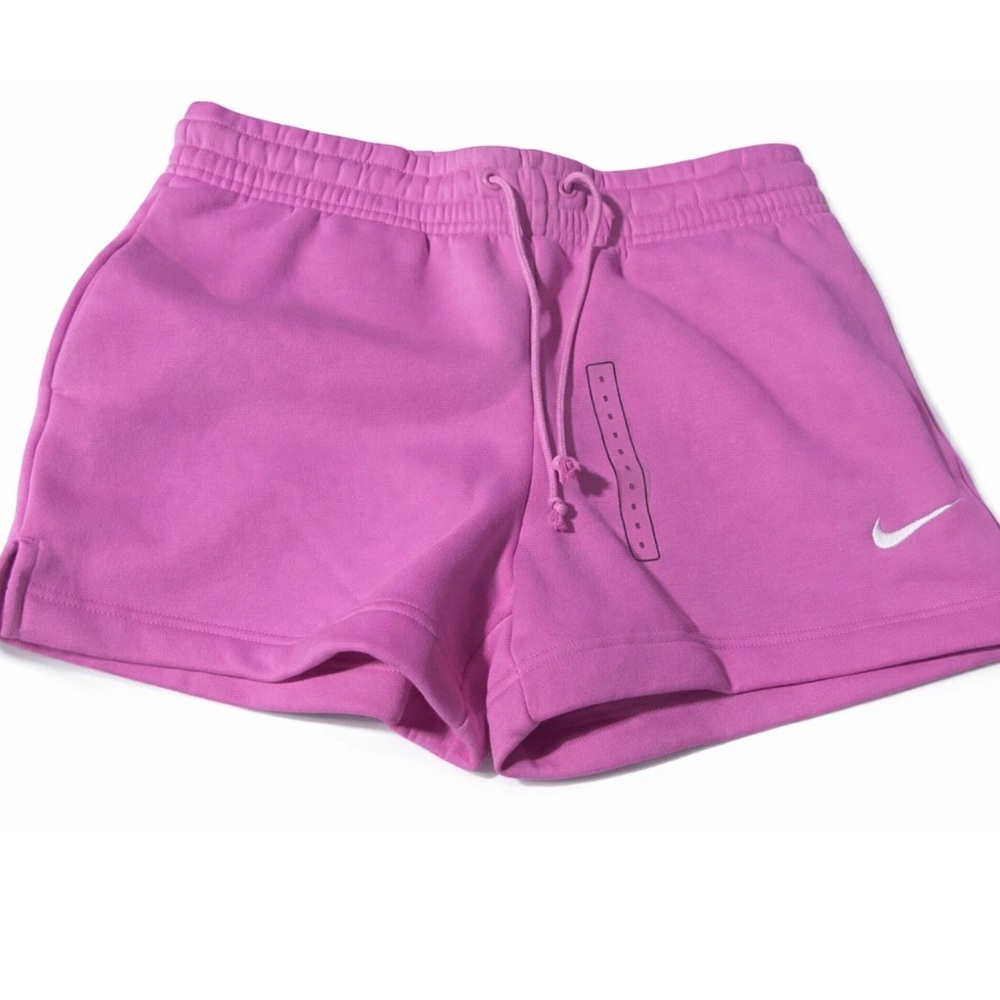Nike Sportswear Phoenix Fleece Mid-Rise 4"Shorts | PINK | NWT RETAIL $55 WMN SM